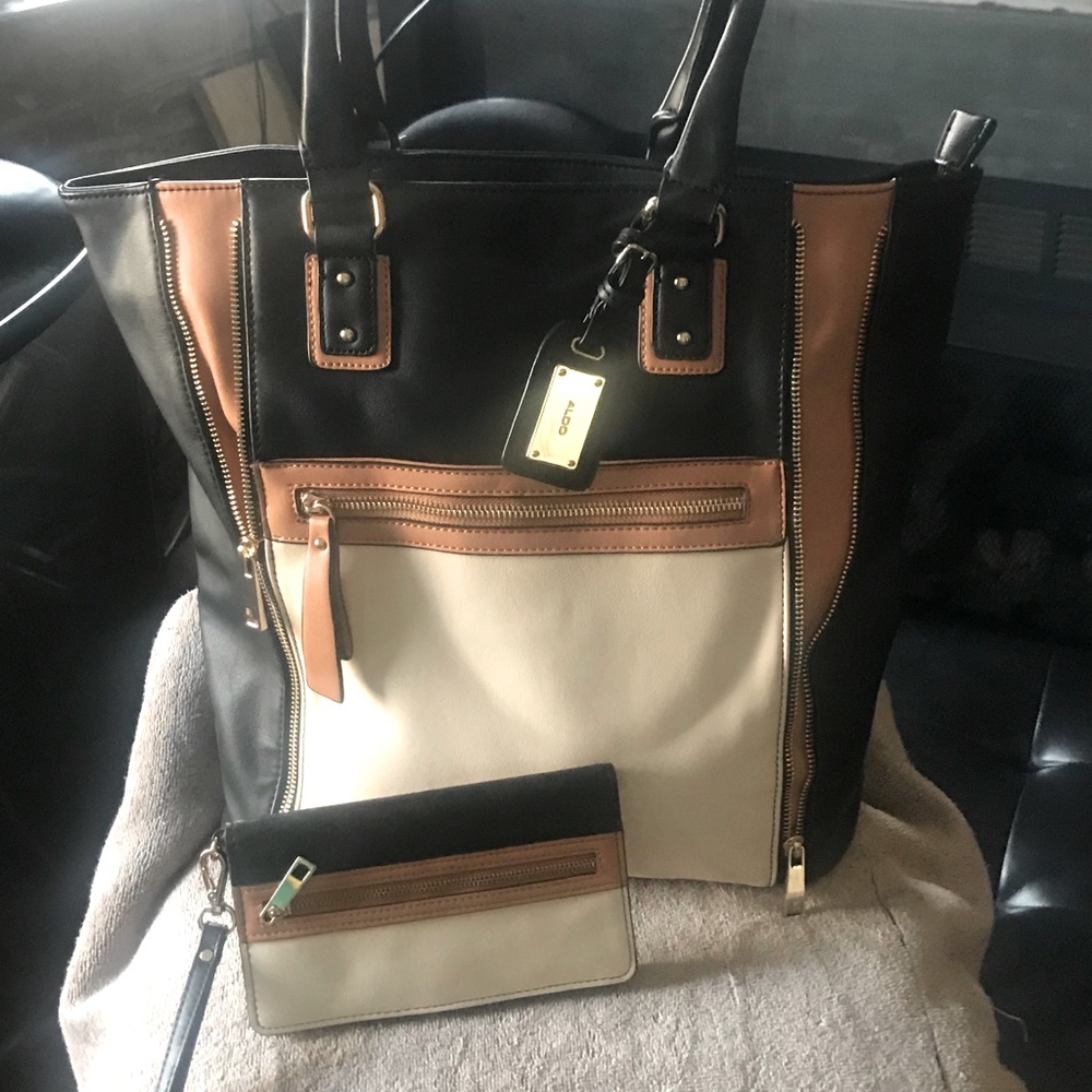 Aldo tote and wallet